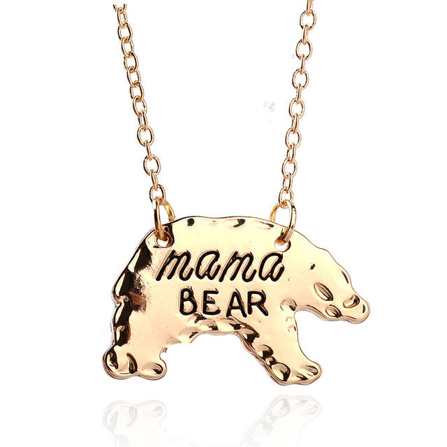 Personalized Mama Bear Necklace