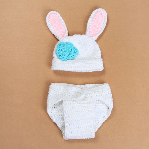 Baby Bunny Prop Knitted Costume