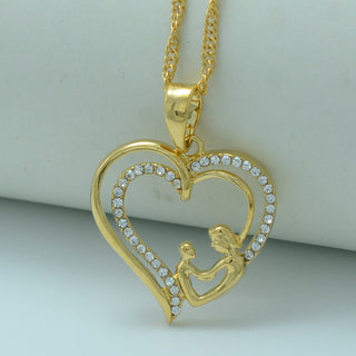 Heart Mum & Baby Necklaces