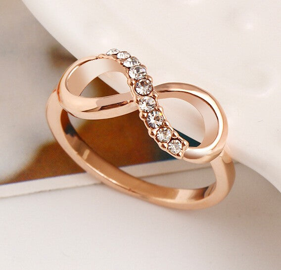 Crystal Rings Valentines Day Gift