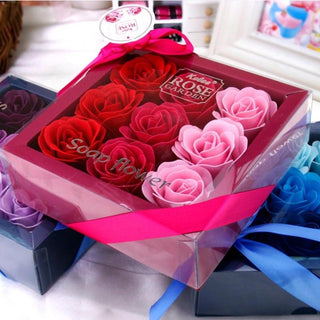 Rose Soap Flower With Ribbon