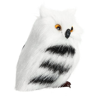 Furry Christmas Bird Ornament Decoration
