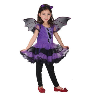 Bat Girl Costume With Wings