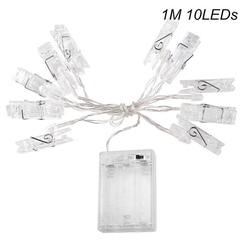 LED Garland Card Photo Clip Led