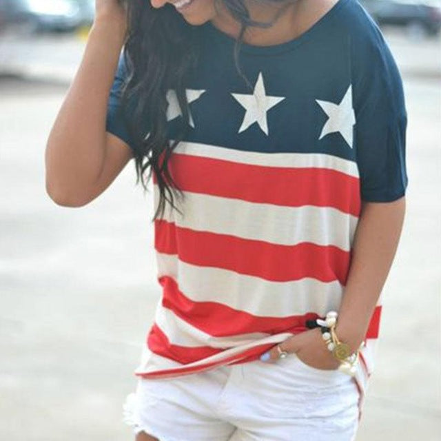 American Shirt Flag Star Striped