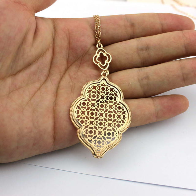 Chain Heart Long Necklace