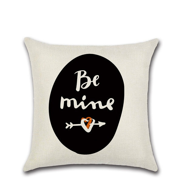 Pillowcase Cotton Linen Cushion Cover