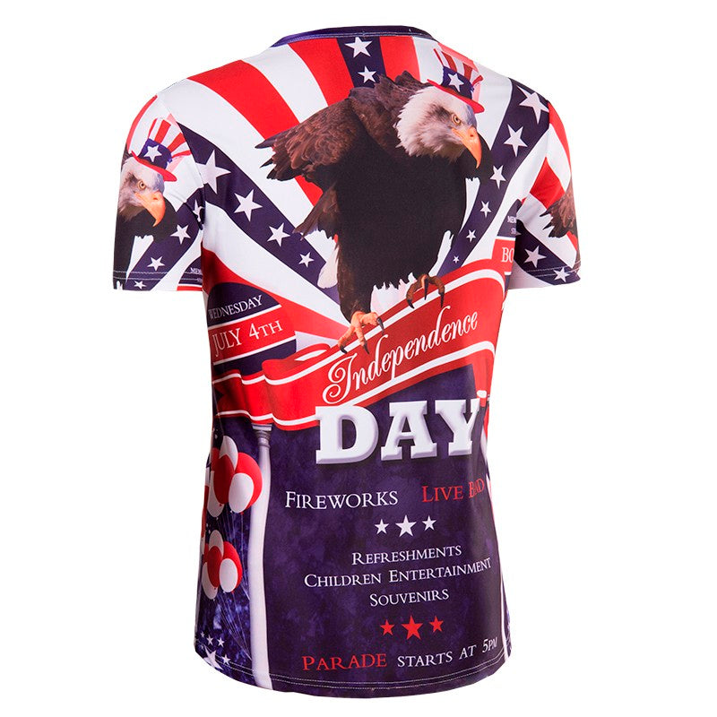 New Arrival Men T-shirt Printing 3D